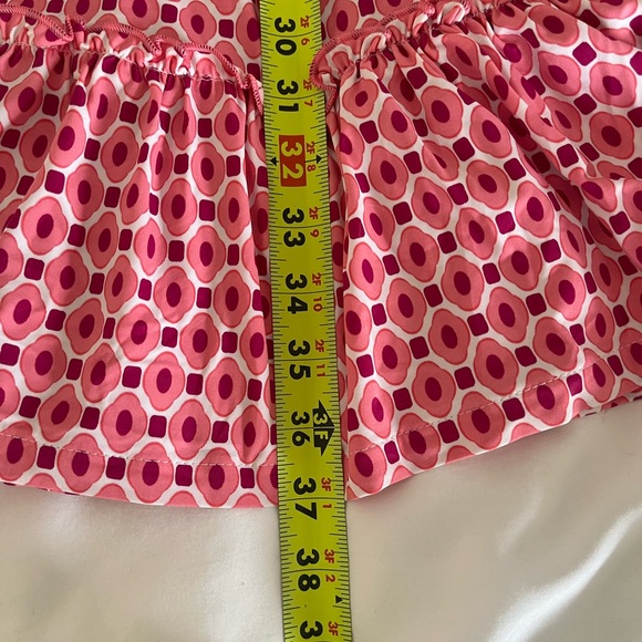 Cabana Life Pink and Coral Patterned Ruffle Dress - Picture 7 of 7